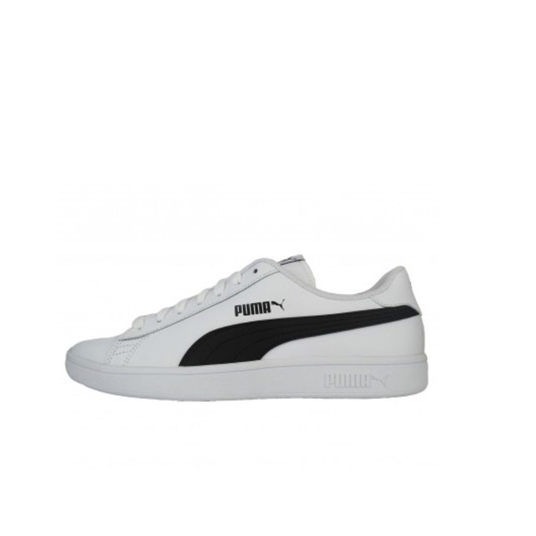 Tenis Puma Smash V2 Blanco con Negro