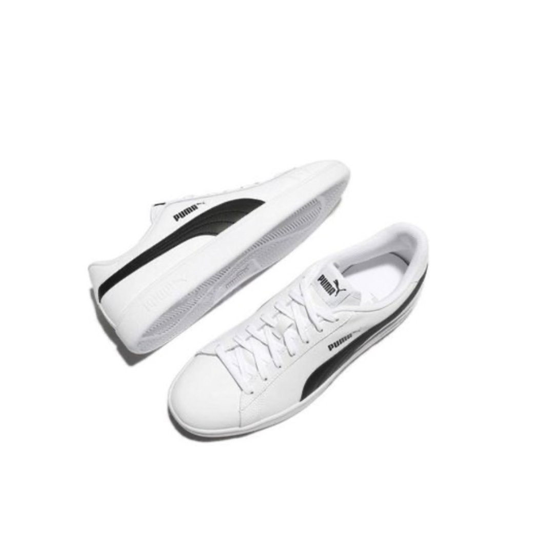 Tenis Puma Smash V2 Blanco con Negro