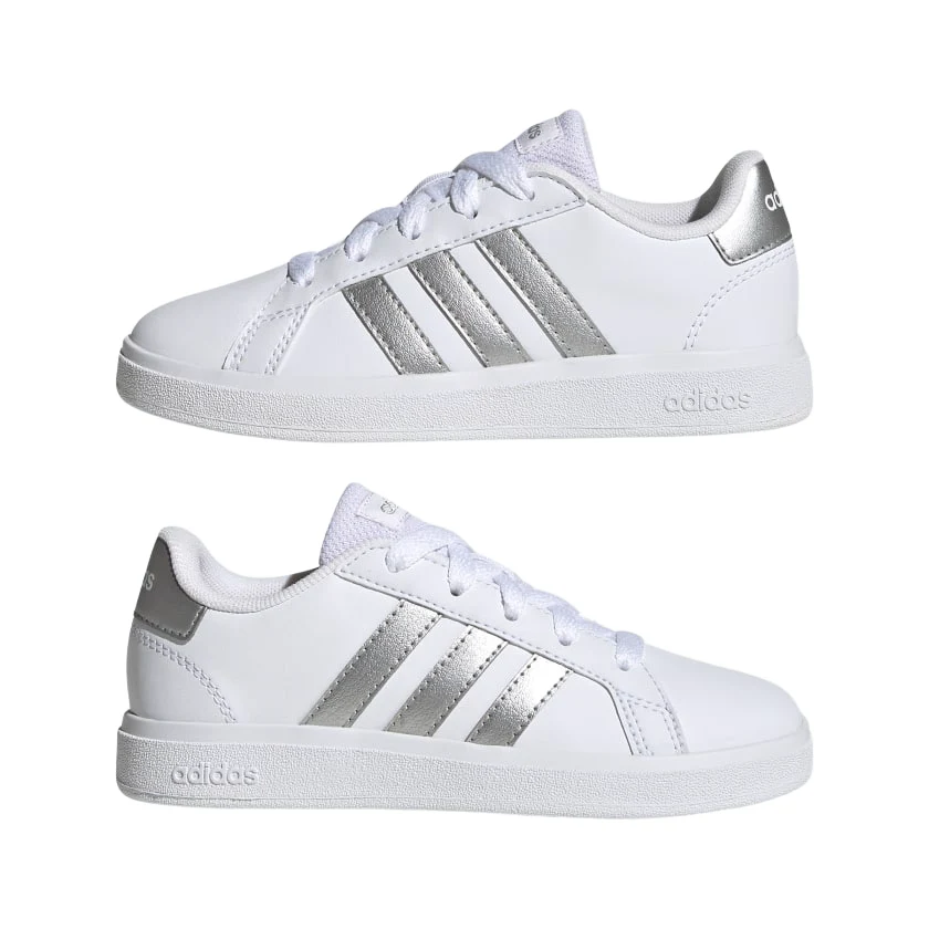 Tenis Adidas Grand Court KIDS Blanco
