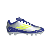 tenis adidas f50 club fg/mg j me silvmt/syello/lucblu