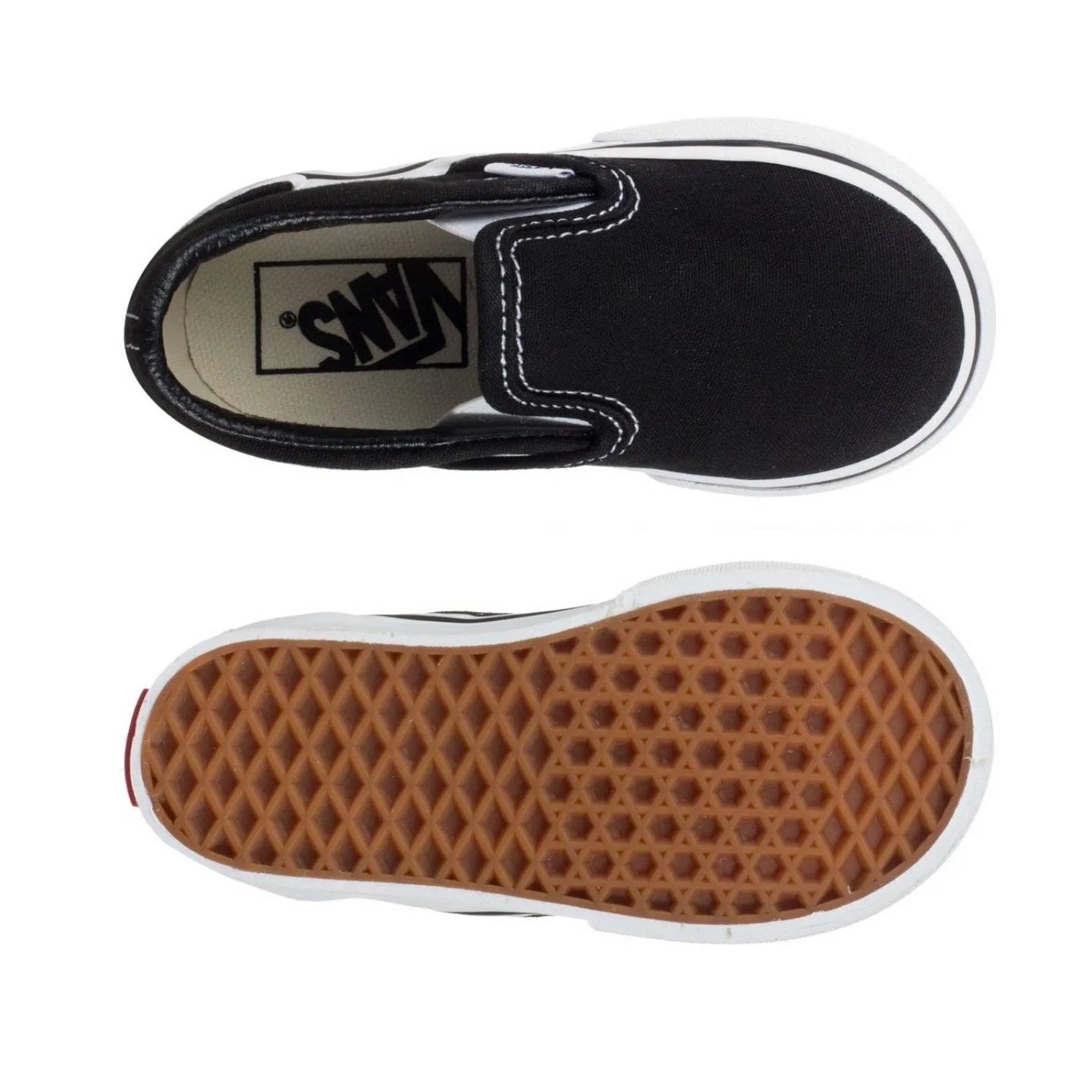tenis vans classic slip on black