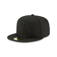 Gorra New Era 59FIFTY Chicago White Sox Black On Black
