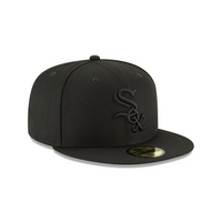 Gorra New Era 59FIFTY Chicago White Sox Black On Black