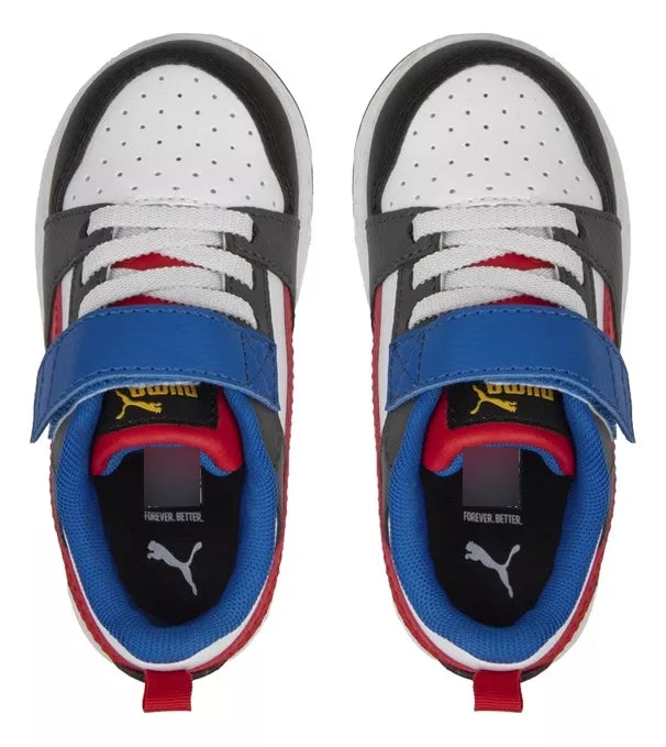 tenis puma rebound v6 lo ac+ inf
