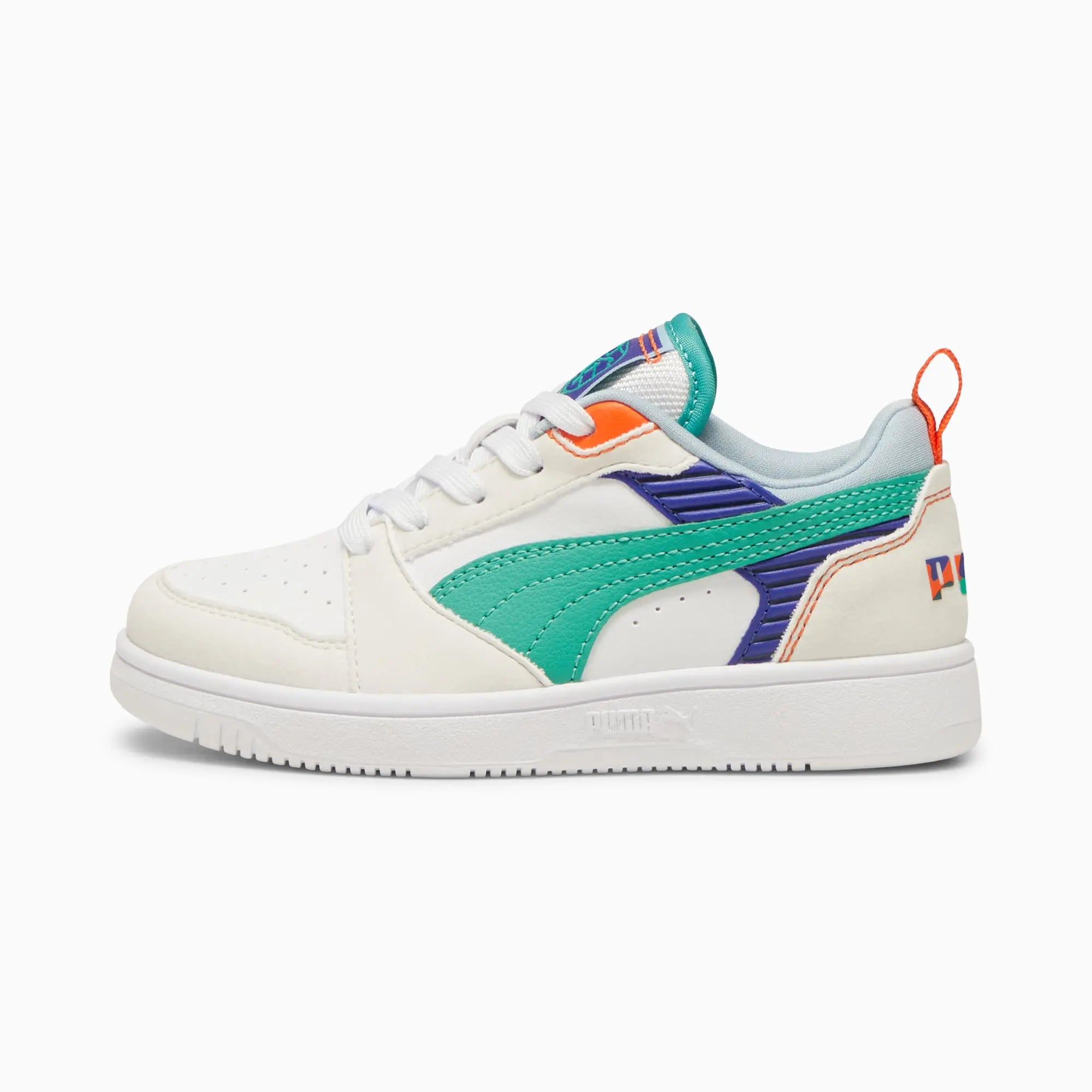 tenis puma rebound v6 lo ready, set, better ii jr