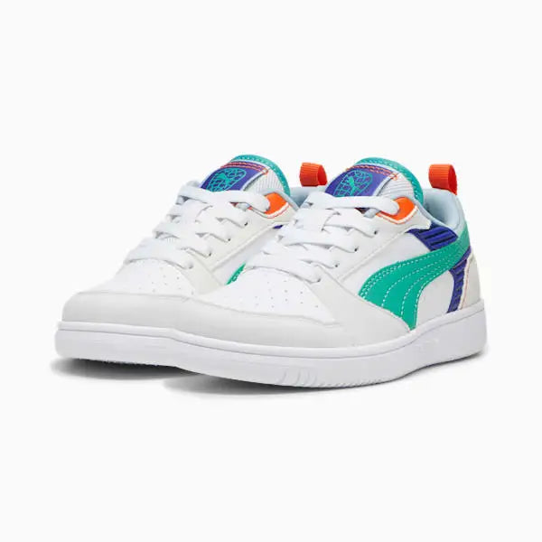 tenis puma rebound v6 lo ready, set, better ii jr