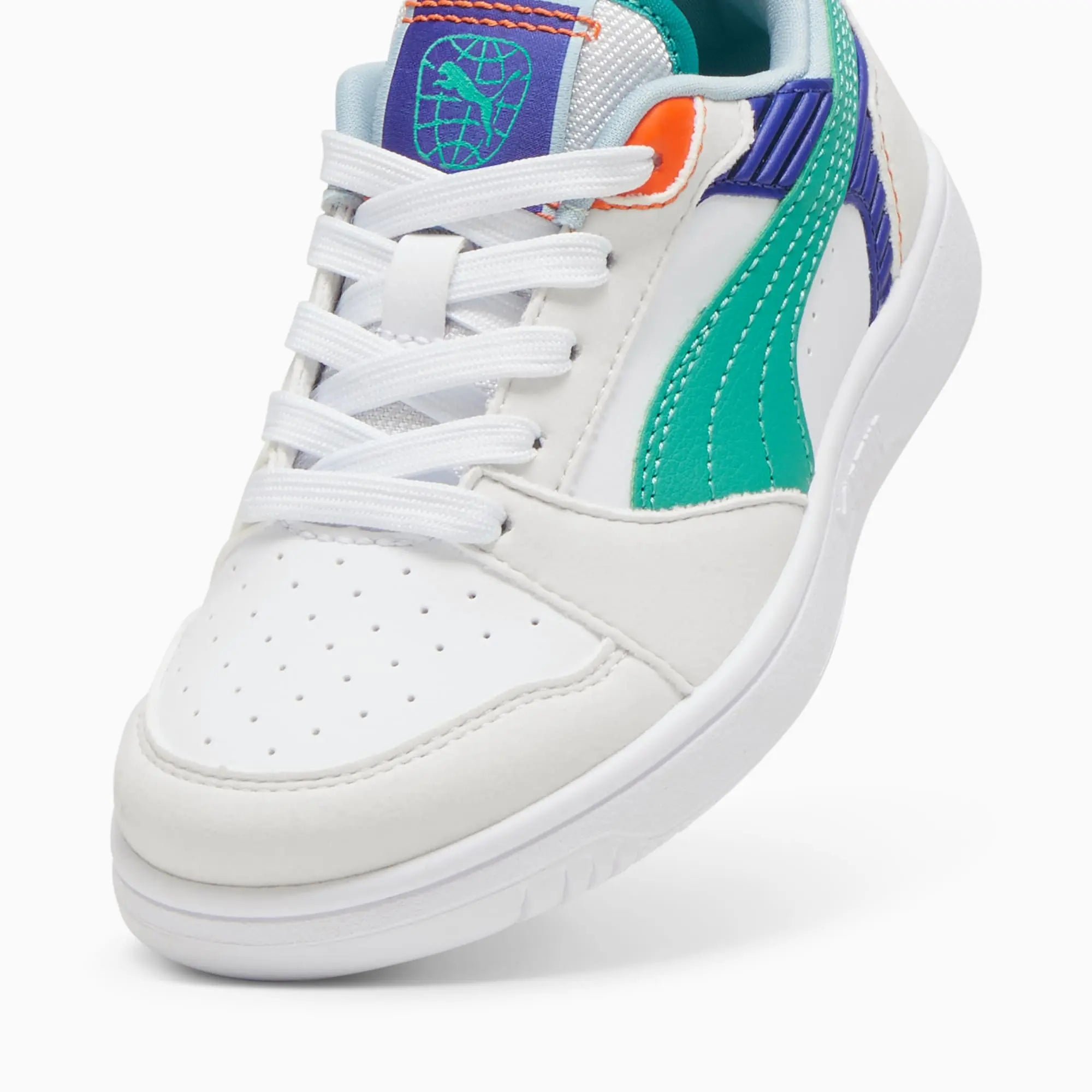 tenis puma rebound v6 lo ready, set, better ii jr