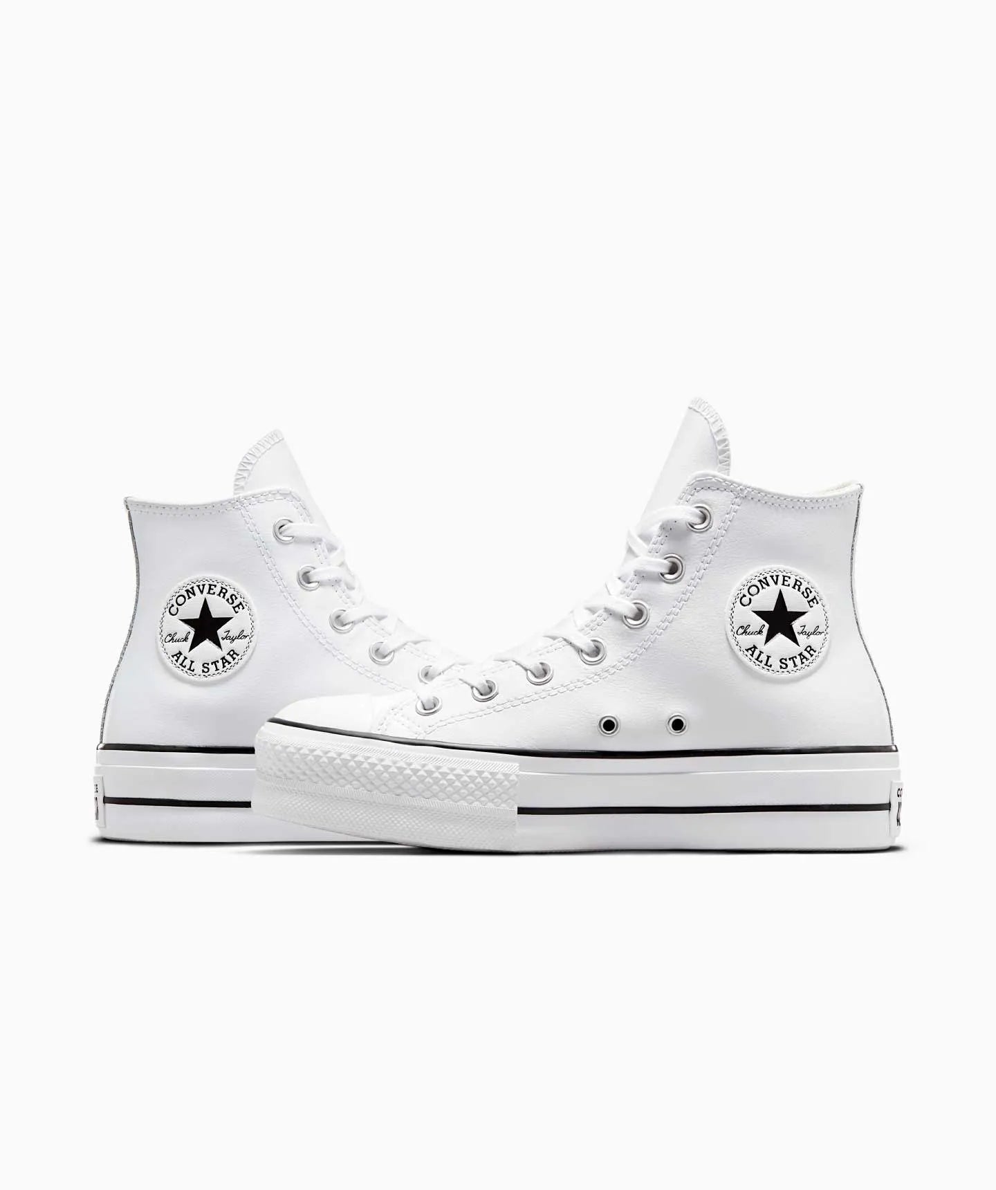 tenis converse ctas lift hi white/black/white