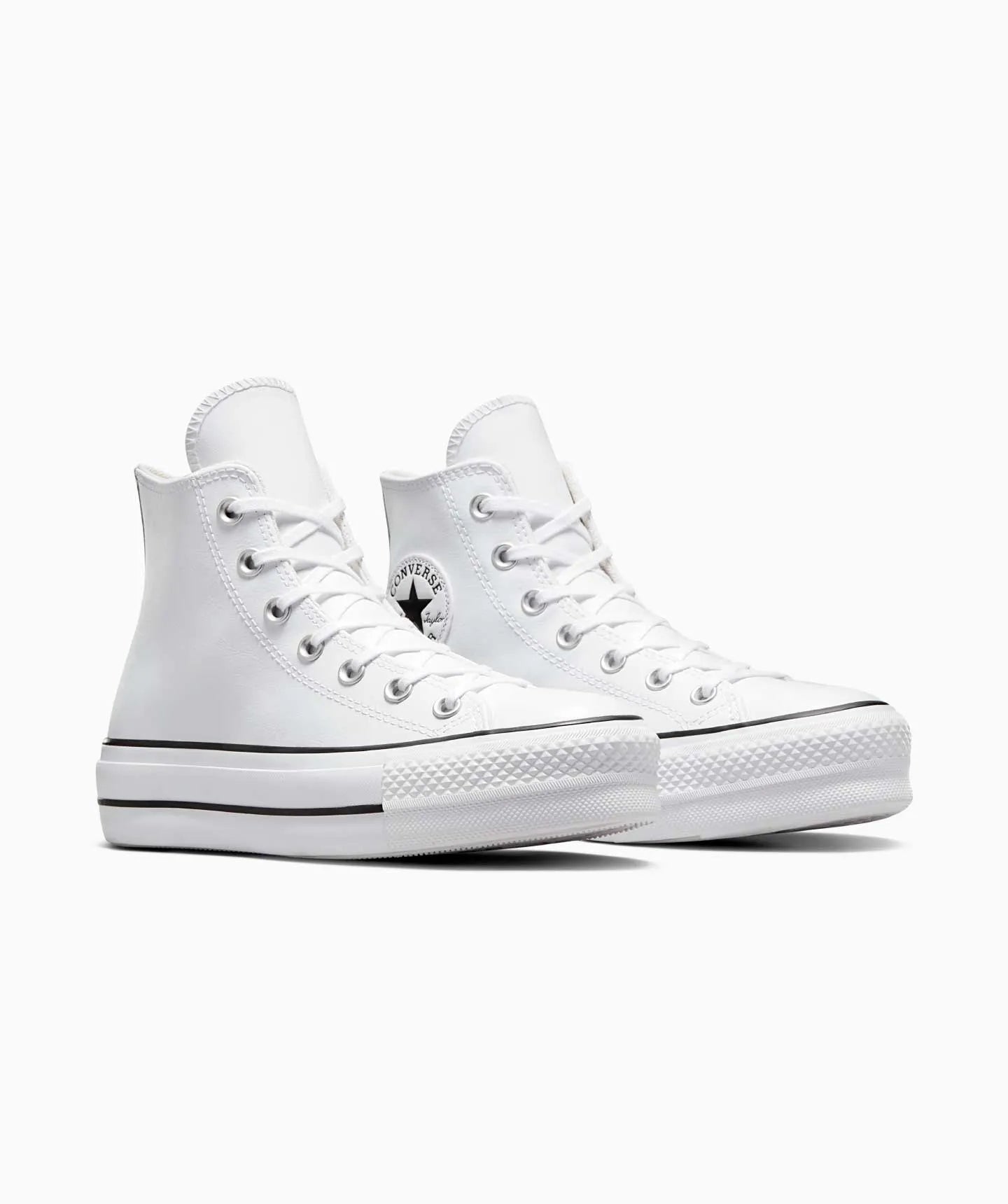 tenis converse ctas lift hi white/black/white