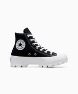tenis converse ctas lugged hi black/white/black