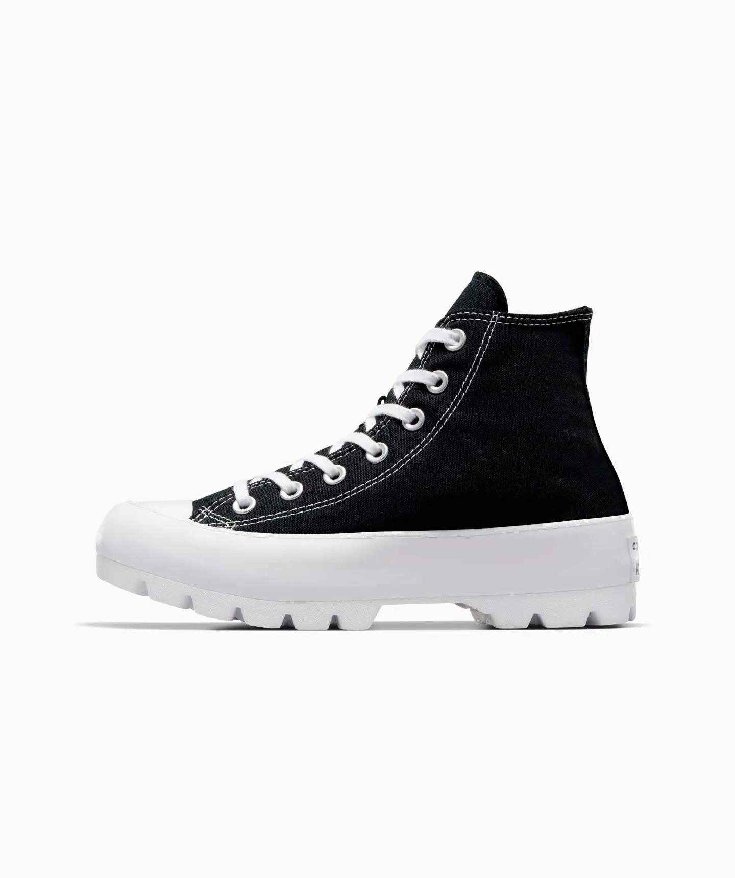 tenis converse ctas lugged hi black/white/black
