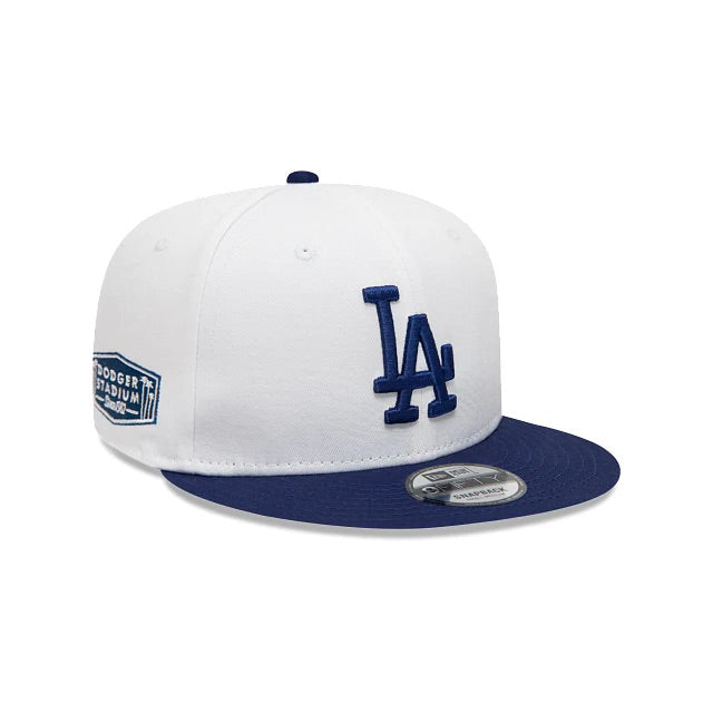 Gorra New Era Los Angeles Dodgers MLB White Crown Patches 9fifty