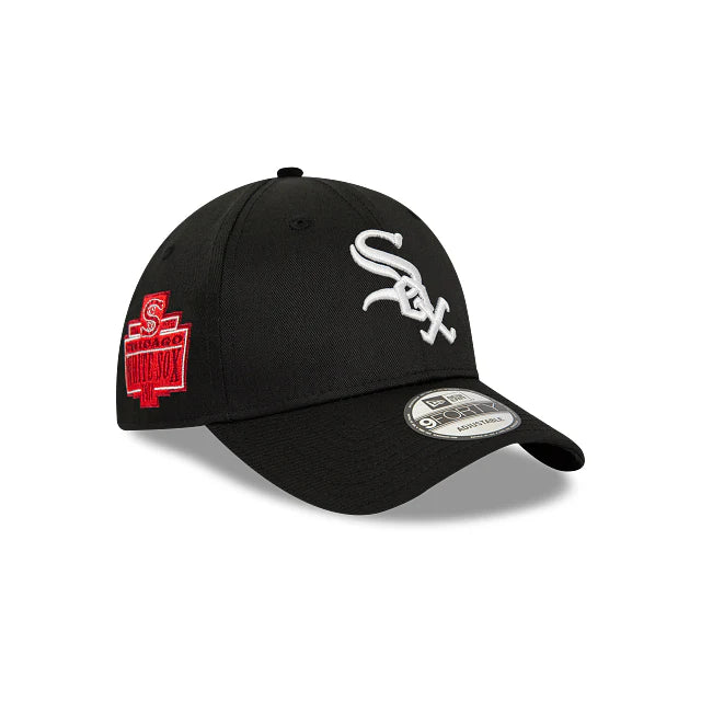 Gorra New Era White Sox MLB Side Patch Collection 9Forty Negra