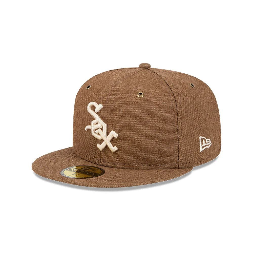 Gorra New Era Chicago White Sox MLB Antique Plaid 59FIFTY Cerrada