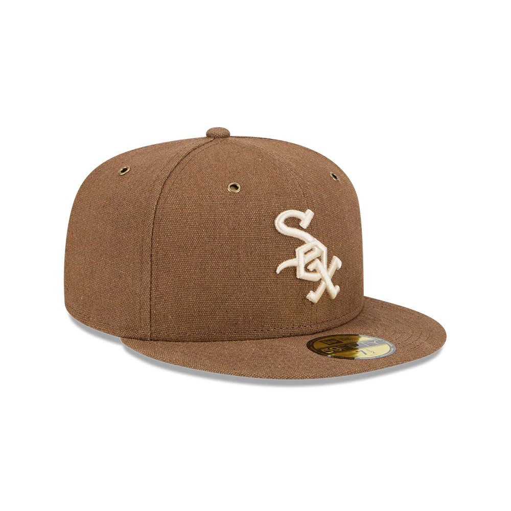 Gorra New Era Chicago White Sox MLB Antique Plaid 59FIFTY Cerrada
