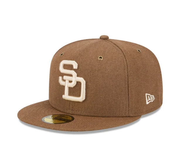 Gorra New Era San Diego Padres MLB Antique Plaid 59FIFTY Cerrada