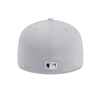 Gorra New Era Los Angeles Dodgers Gray 2025 MLB Clubhouse 59FIFTY