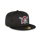 Gorra New Era Pittsburgh Pirates 2023 Clubhouse Black 59FIFTY Fitted Hat