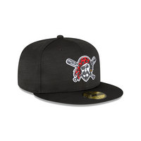 Gorra New Era Pittsburgh Pirates 2023 Clubhouse Black 59FIFTY Fitted Hat