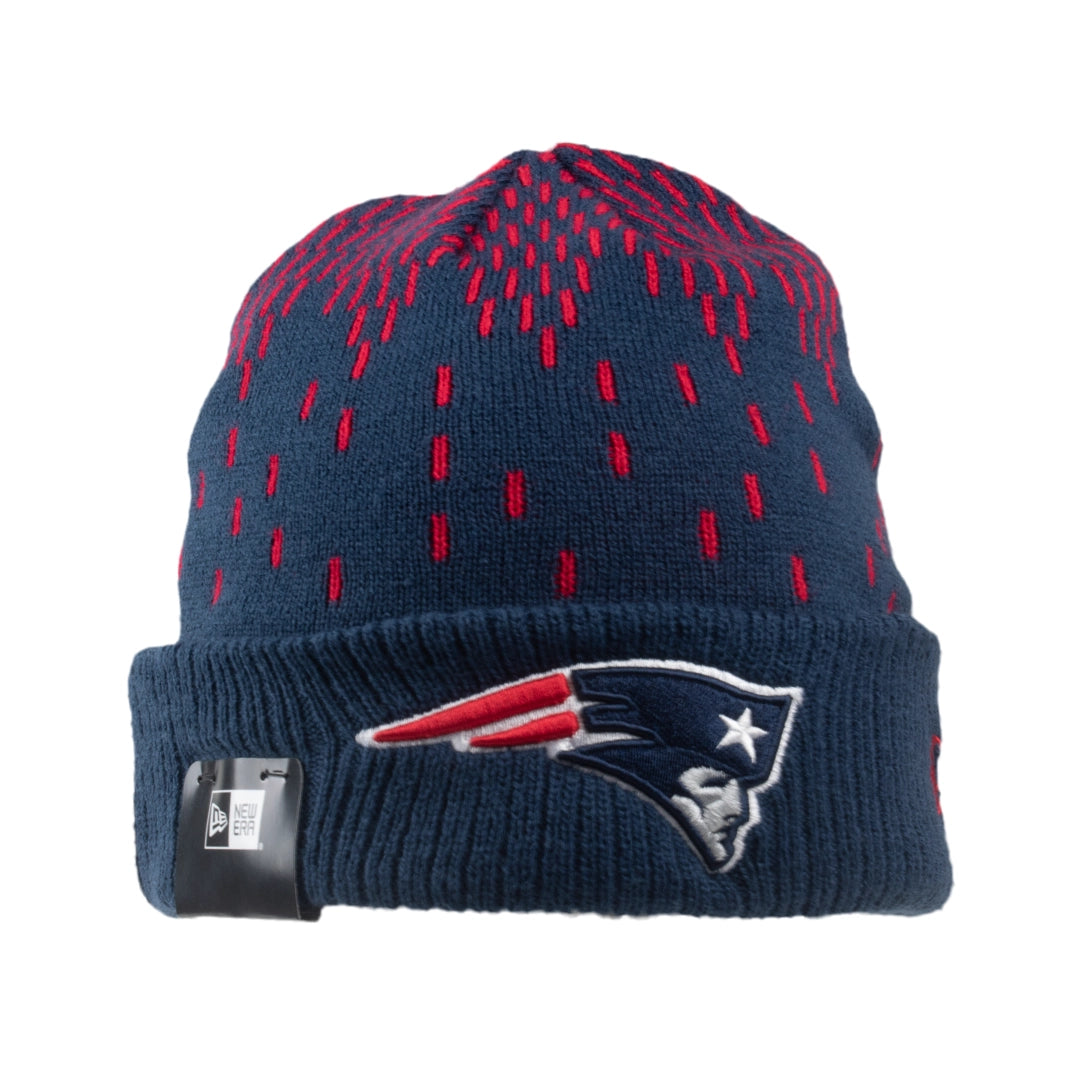 New Era New England Patriots Freeze Cuffed Knit Beanie Navy