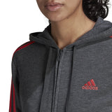 sudadera adidas w 3s ft fz hd
