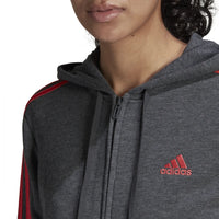 sudadera adidas w 3s ft fz hd
