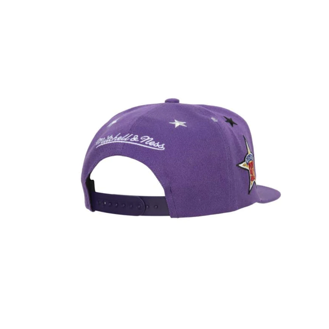 gorra mitchell & ness 97 top star snapback hwc lakers purp