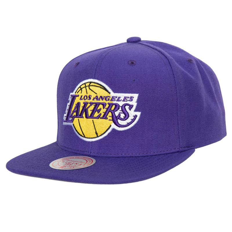 gorra mitchell & ness nba team ground 2.0 snapback lakers