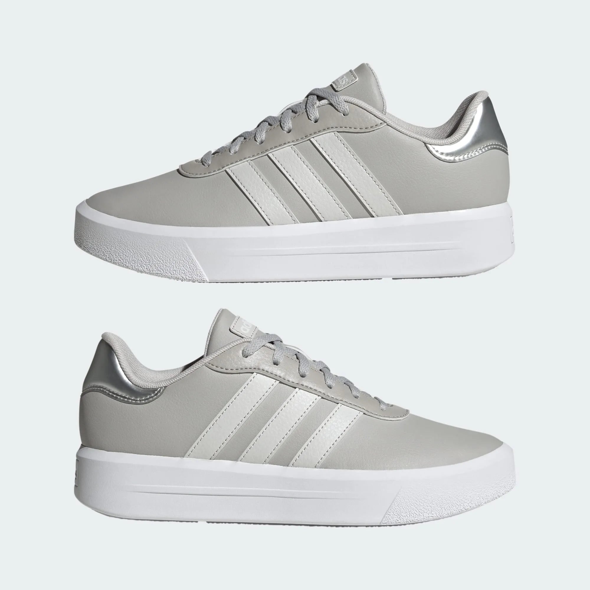 tenis adidas court platform