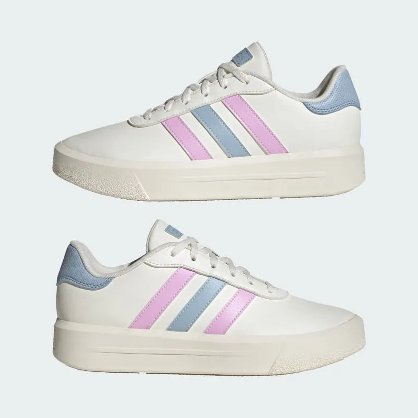 tenis adidas court platform