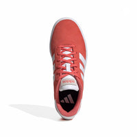 tenis adidas court platform suede