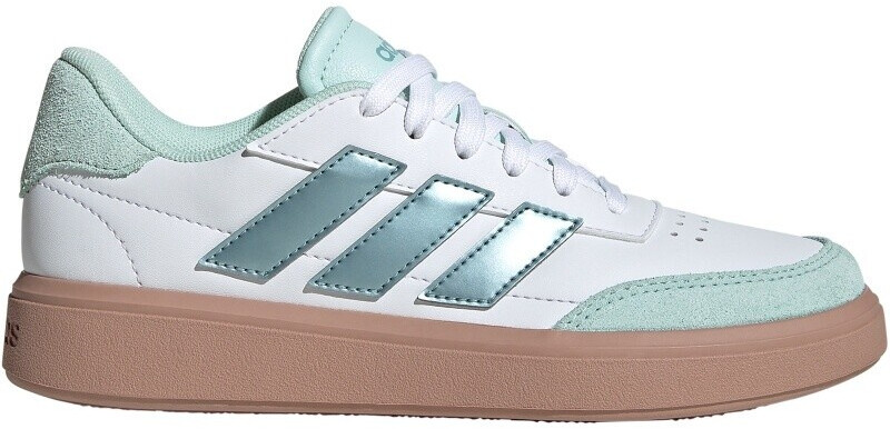 tenis adidas courtblock j ftwwht/magrmt/halmin