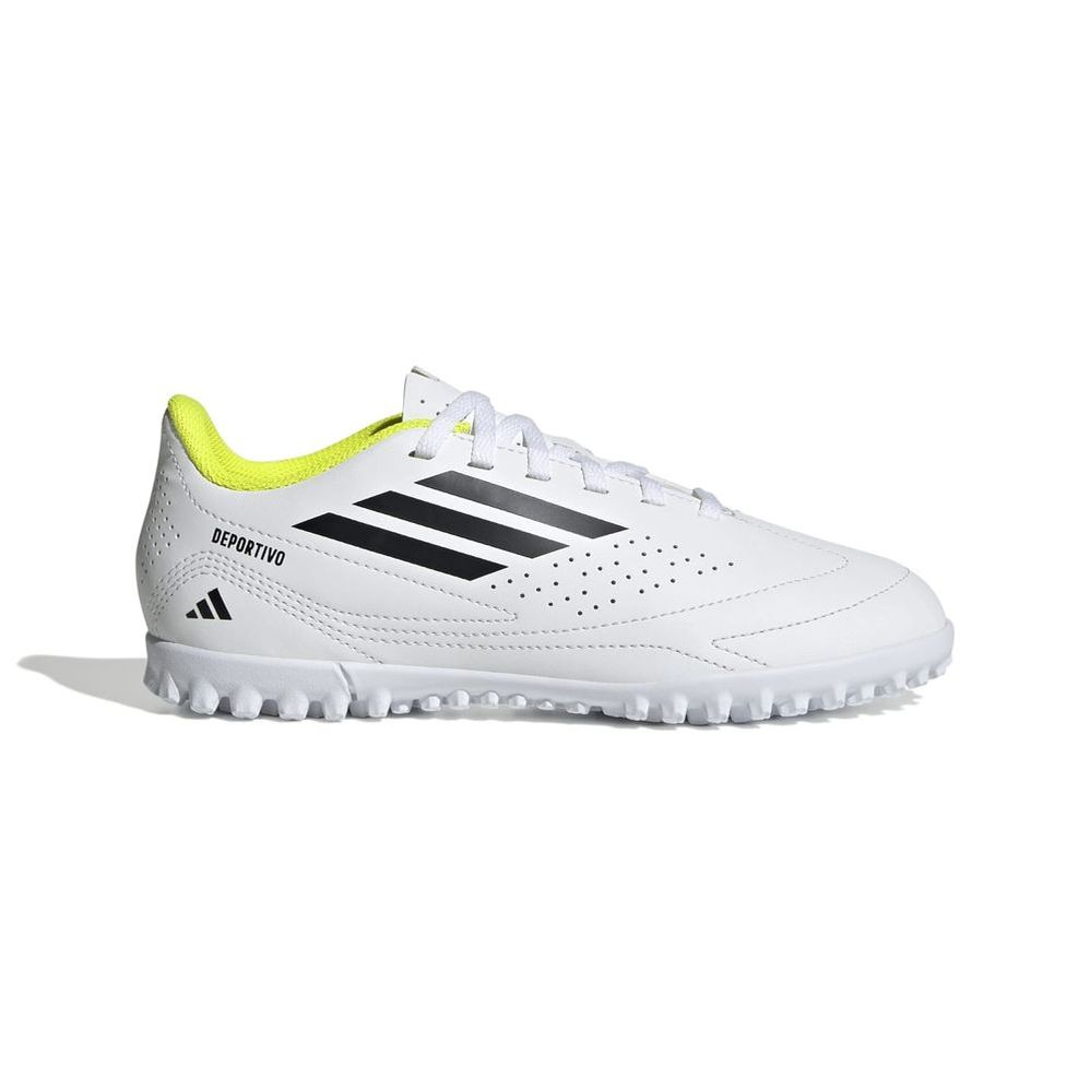 tenis adidas deportivo iii tf j ftwwht/cblack/syello