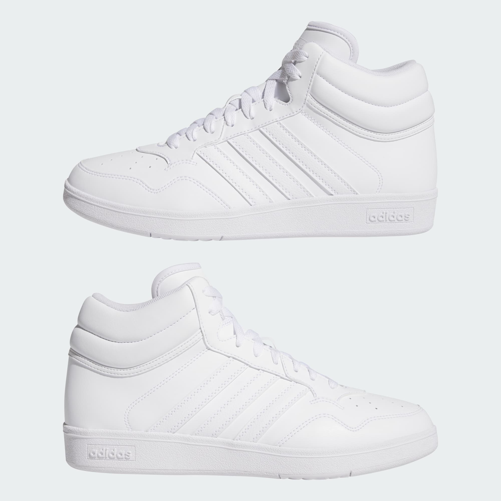 Tenis Adidas Hoops 4.0 mid ftwwht/ftwwht/cblack